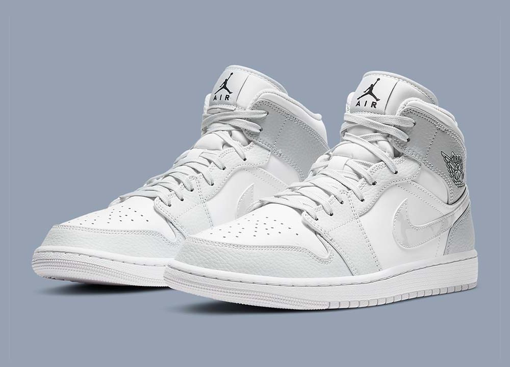 Jordan 1 Mid Grey Camo