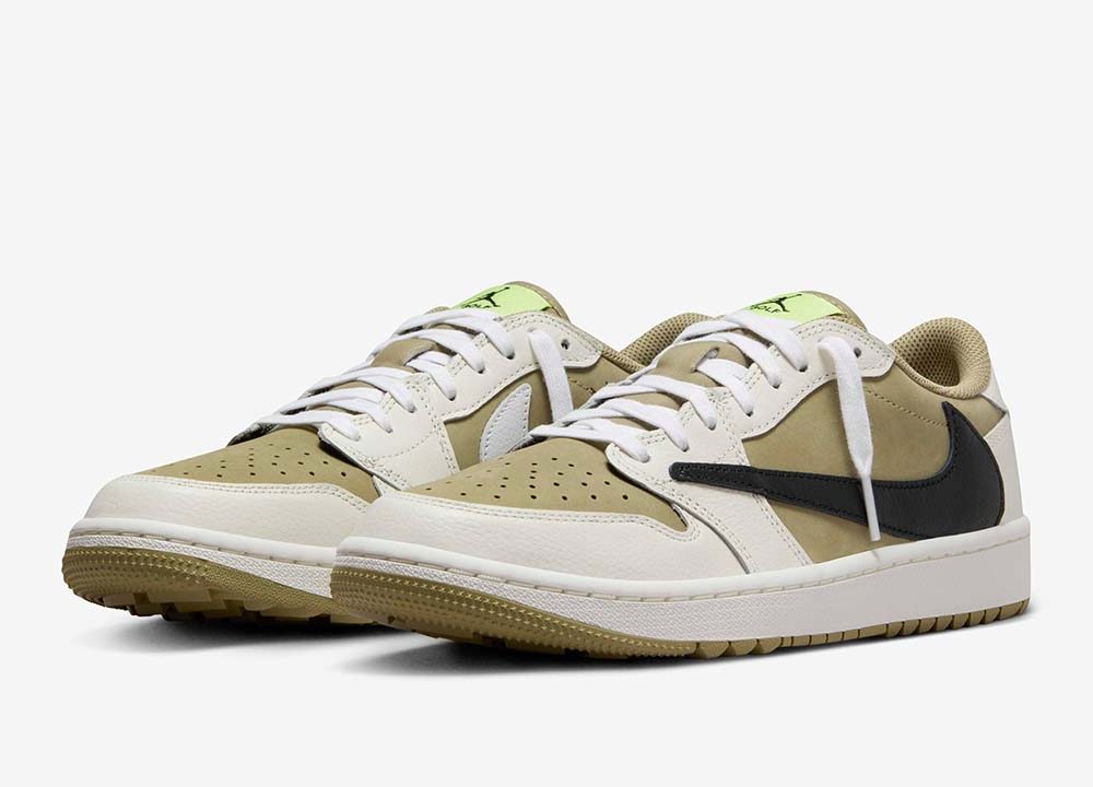 Jordan 1 Retro Low Golf Travis Scott Neutral Olive