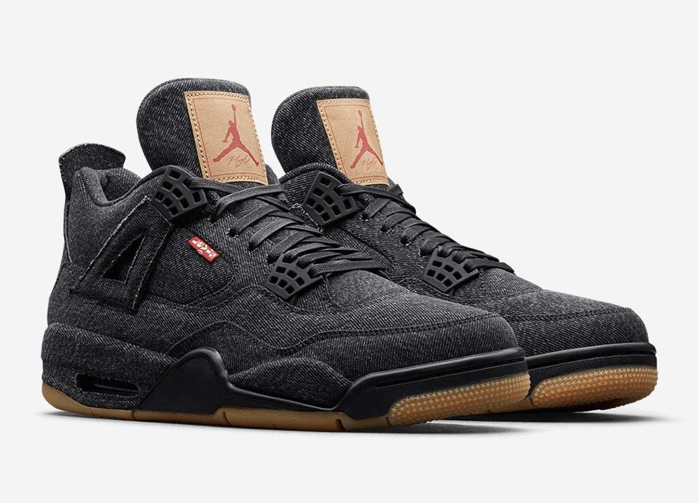 Jordan 4 Retro Levis Black