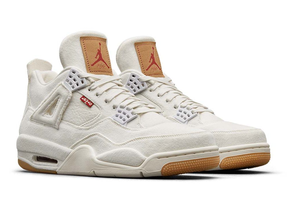 Jordan 4 Retro Levis White